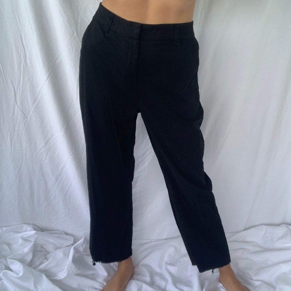 ASOS Collusion high waist black pants